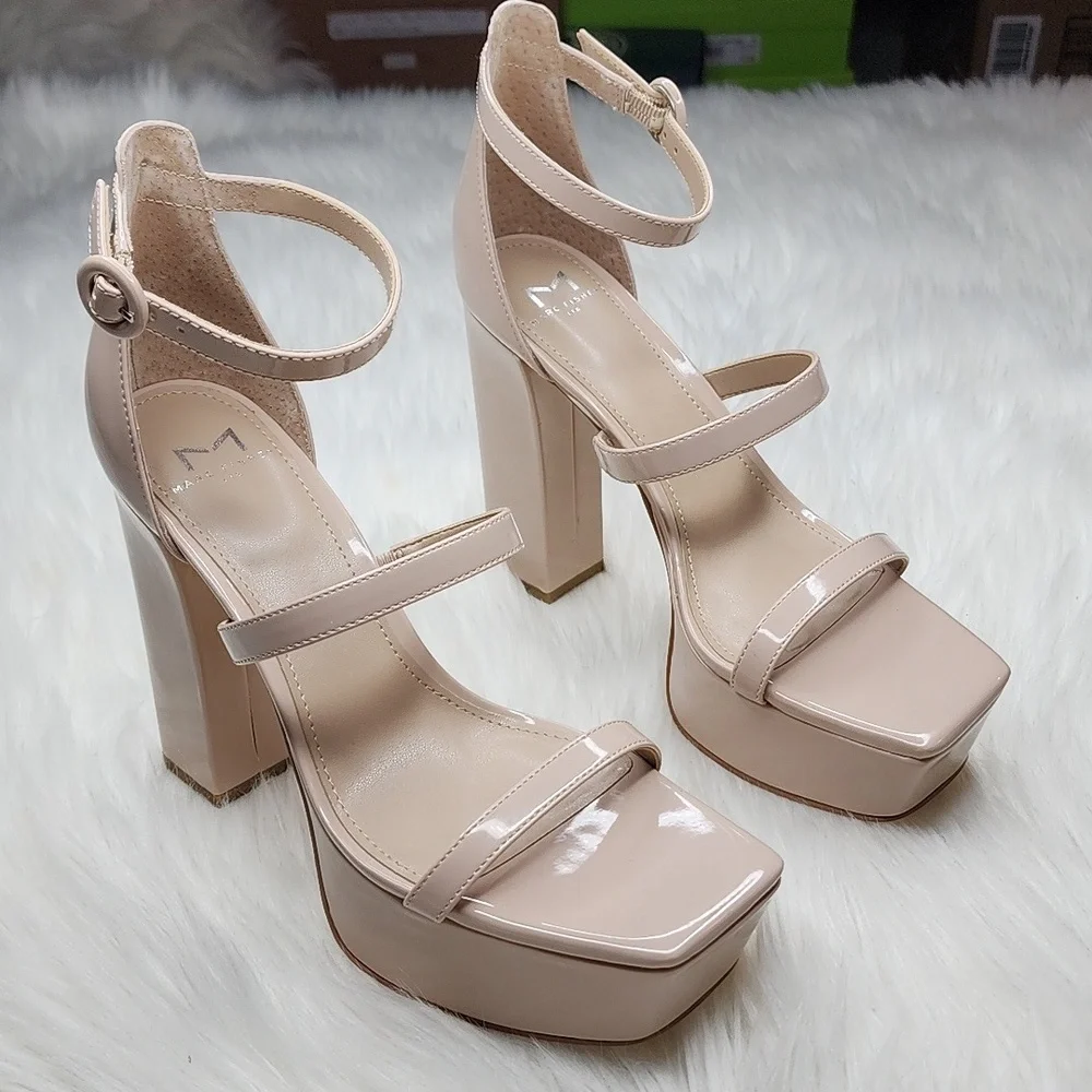 Marc Fisher LTD Frita Nude High Heels - New In Box
